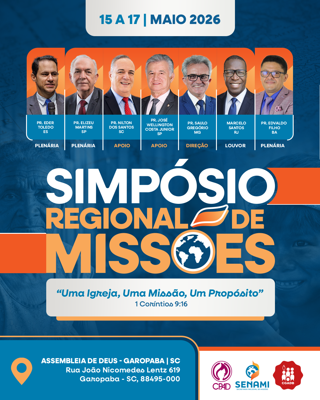 SIMPOSIO REGIONAL DE MISSOES SENAMI  AD. GAROPABA - SC 