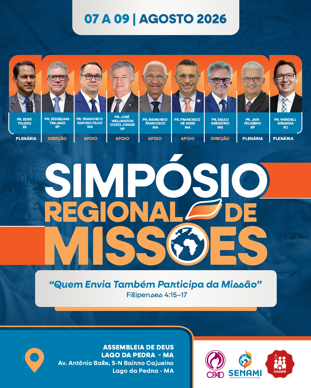 SIMPOSIO DE MISSOES SENAMI AD LAGO DA PEDRA  MA