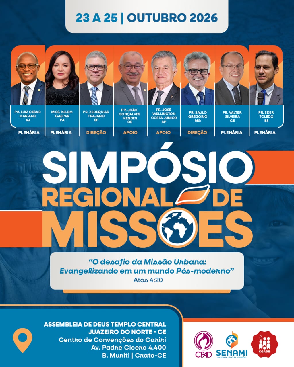 SIMPOSIO REGIONAL DE MISOES SENAMI - AD . Juazeiro do norte - CE