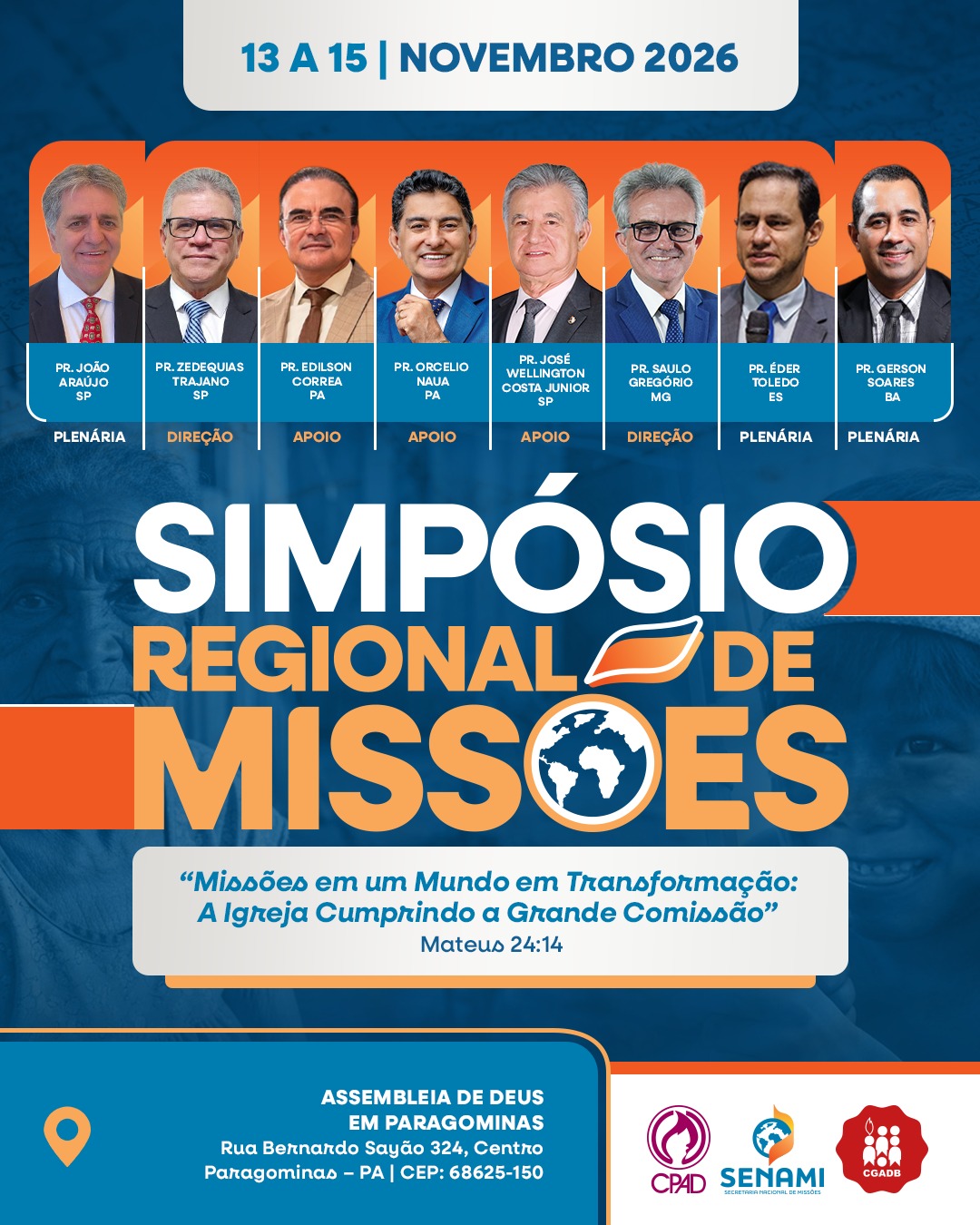SIMPOSIO DE MISSOES SENAMI  AD. PARAGOMINAS - PA